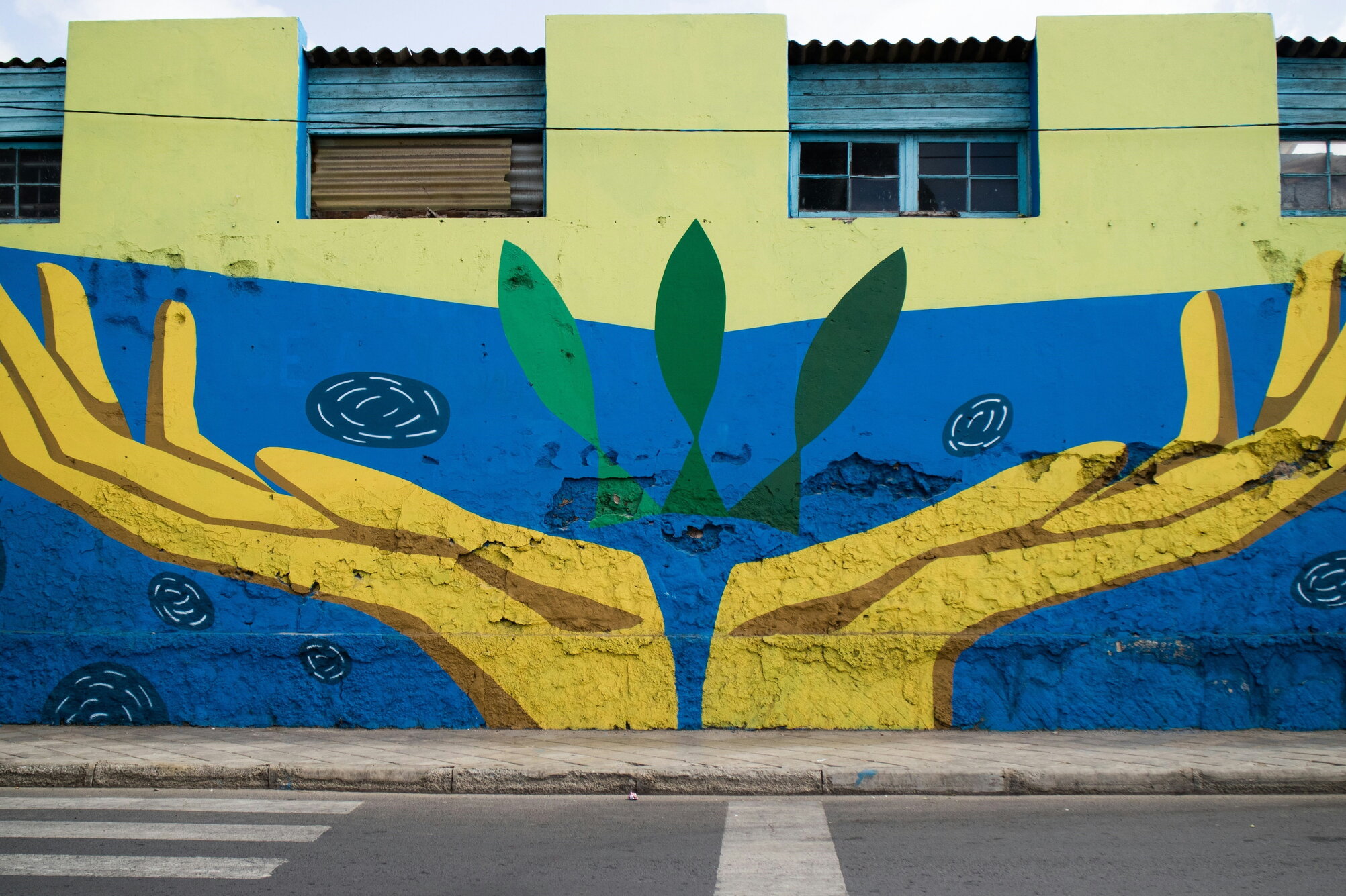 Painted Hands Mural